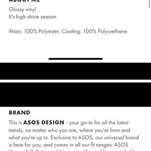 Brand new ASOS pants with tag